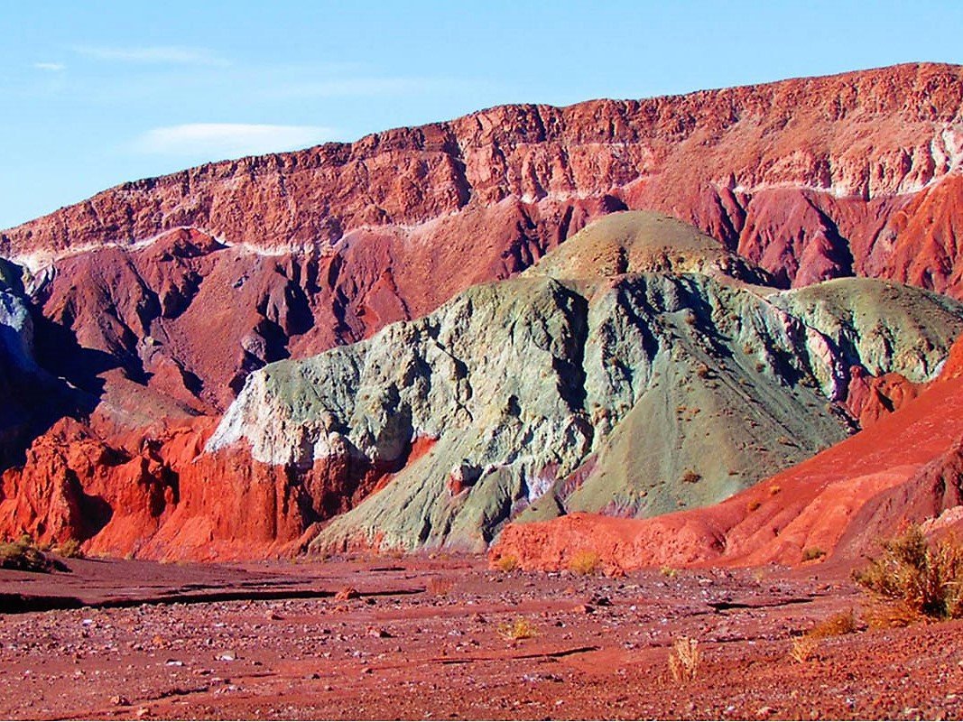 Rainbow Valley near San Pedro de Atacama