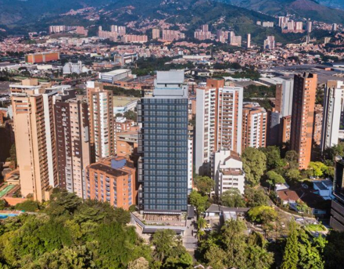 Medellín among the mountains