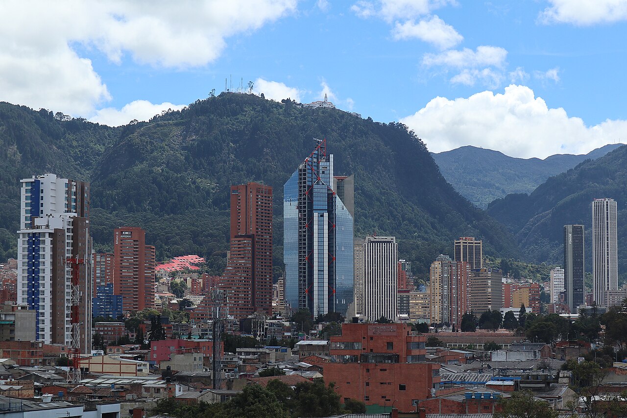 Bogotá and Monserrate hill