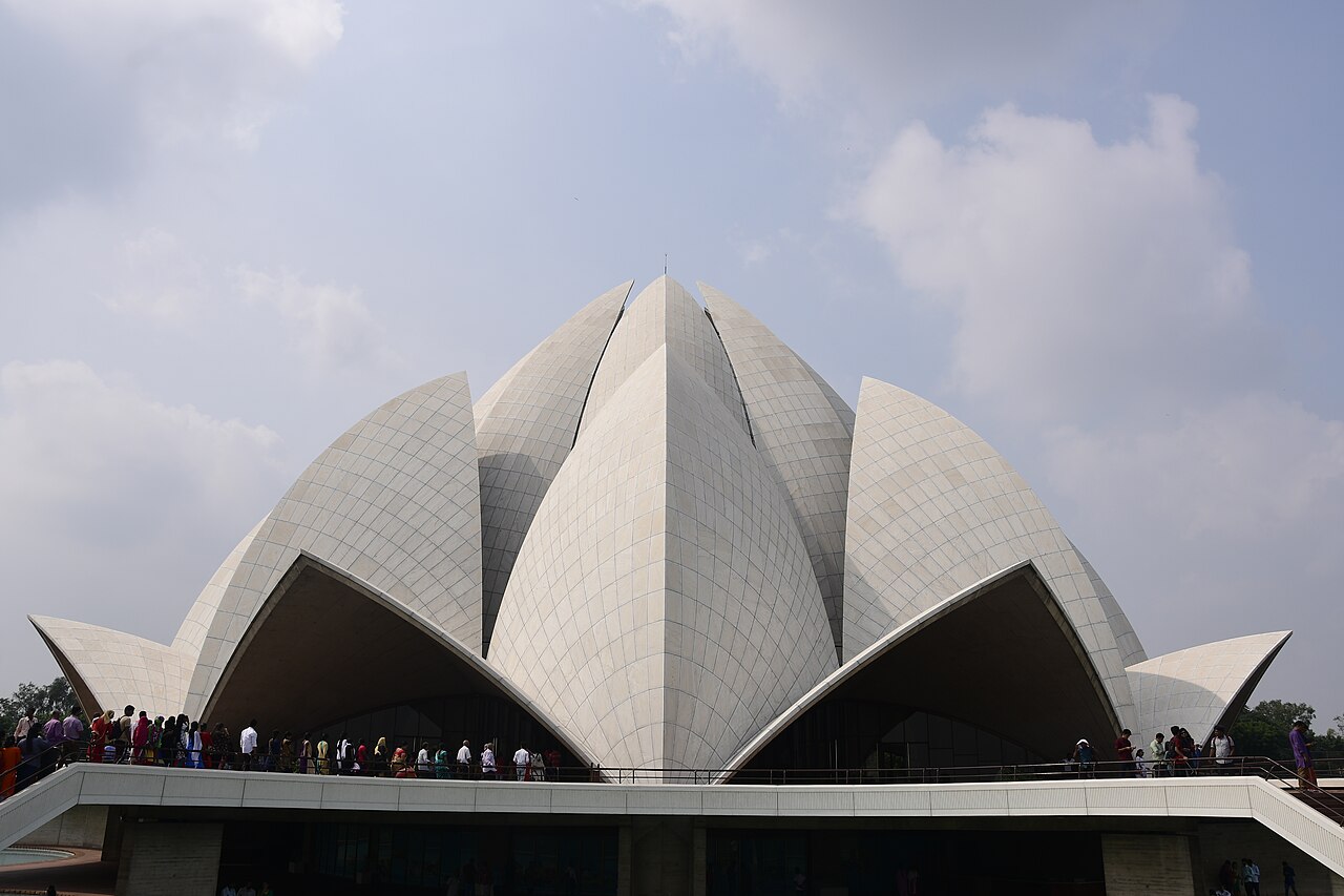 The Lotus Temple in Delhi