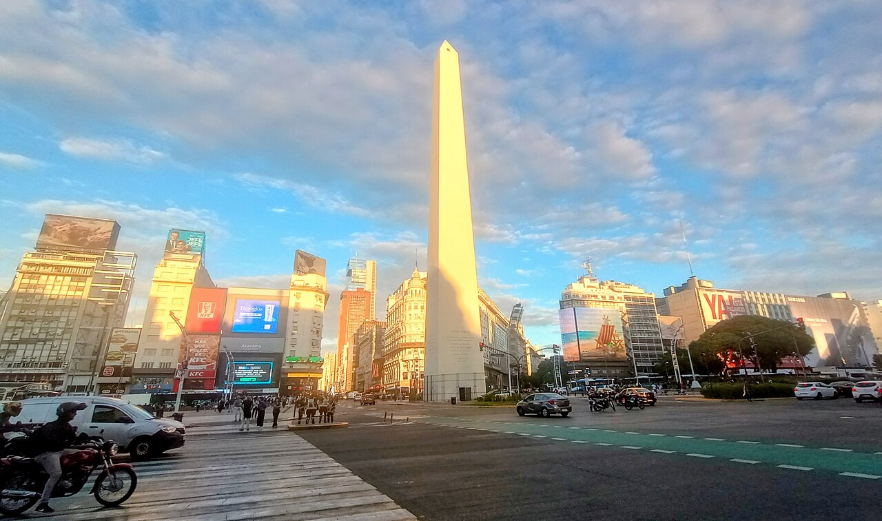 The Obelisk in Buenos Aires