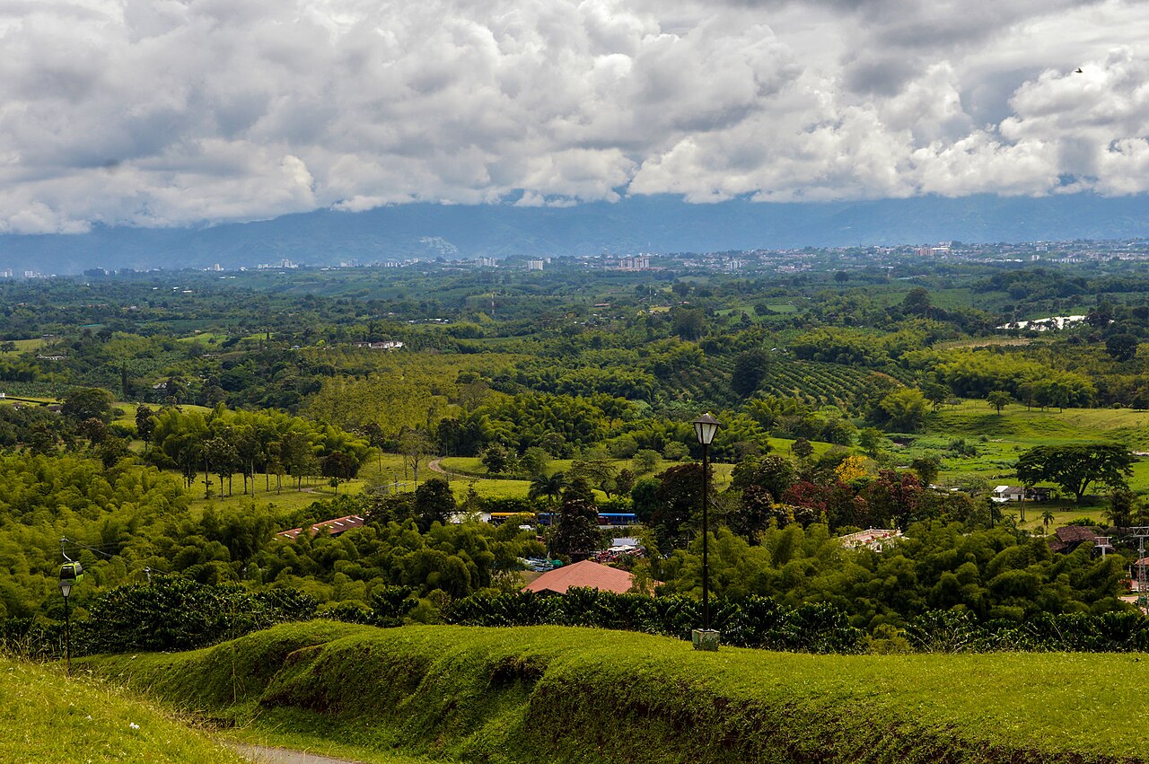 The coffee region of Colombia near Pereira