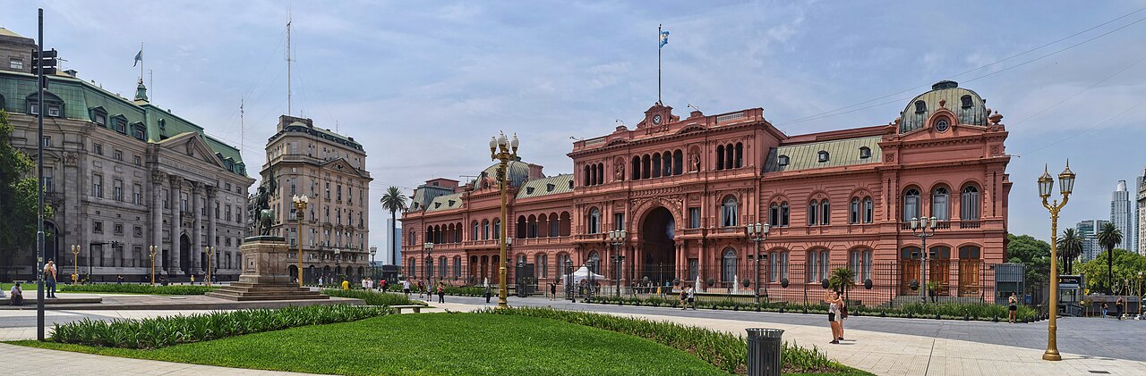 Plaza de Mayo and the Casa Rosada in Buenos Aires